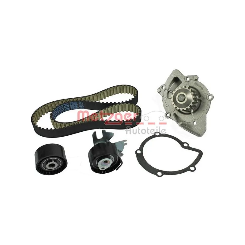 Pompe à eau + kit de courroie de distribution METZGER WM-Z 9670WP