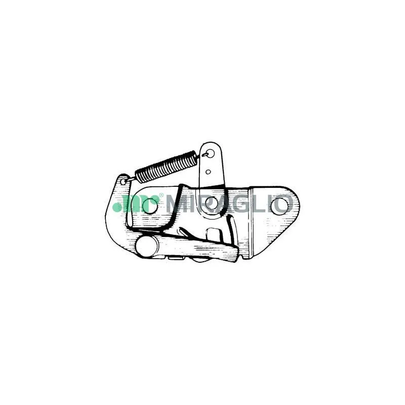 Serrure de capot-moteur MIRAGLIO 37/118