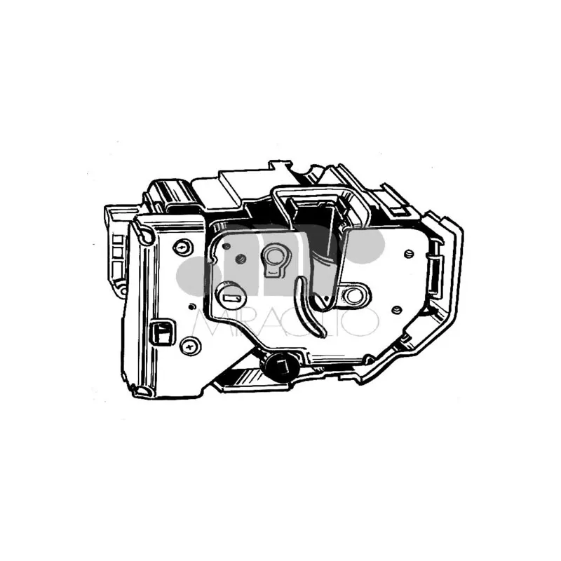 Serrure de porte arrière gauche MIRAGLIO 40/395