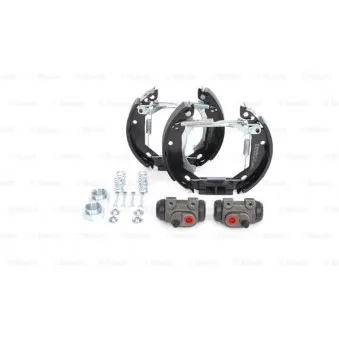 Kit de freins arrière prémontés KIT SUPERPRO BOSCH 0 204 114 524