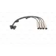 Kit de câbles d'allumage BOSCH 0 986 357 814 - Visuel 1