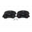 Jeu de 4 plaquettes de frein avant BOSCH 0 986 424 011 - Visuel 1