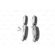 Jeu de 4 plaquettes de frein avant BOSCH 0 986 424 011 - Visuel 2