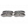 Jeu de 4 plaquettes de frein avant BOSCH 0 986 424 011 - Visuel 3
