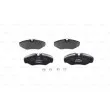 Jeu de 4 plaquettes de frein avant BOSCH 0 986 494 730 - Visuel 1