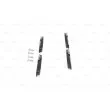 Jeu de 4 plaquettes de frein avant BOSCH 0 986 494 730 - Visuel 2