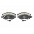 Jeu de 4 plaquettes de frein avant BOSCH 0 986 494 798 - Visuel 1