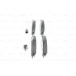 Jeu de 4 plaquettes de frein avant BOSCH 0 986 494 798 - Visuel 2