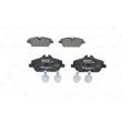 Jeu de 4 plaquettes de frein avant BOSCH 0 986 494 813 - Visuel 1