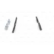 Jeu de 4 plaquettes de frein avant BOSCH 0 986 494 813 - Visuel 2