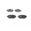 Jeu de 4 plaquettes de frein avant BOSCH 0 986 494 813 - Visuel 3