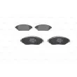 Jeu de 4 plaquettes de frein avant BOSCH 0 986 494 817 - Visuel 1