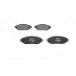 Jeu de 4 plaquettes de frein avant BOSCH 0 986 494 817 - Visuel 3