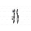 Jeu de 4 plaquettes de frein avant BOSCH 0 986 494 824 - Visuel 2
