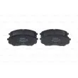 Jeu de 4 plaquettes de frein avant BOSCH 0 986 494 827 - Visuel 1