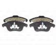 Jeu de 4 plaquettes de frein avant BOSCH 0 986 494 837 - Visuel 1