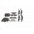 Jeu de 4 plaquettes de frein arrière BOSCH 0 986 494 839 - Visuel 2