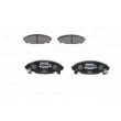 Jeu de 4 plaquettes de frein avant BOSCH 0 986 494 853 - Visuel 1
