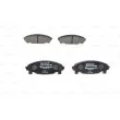 Jeu de 4 plaquettes de frein avant BOSCH 0 986 494 853 - Visuel 3