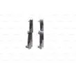 Jeu de 4 plaquettes de frein avant BOSCH 0 986 494 855 - Visuel 2
