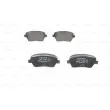 Jeu de 4 plaquettes de frein avant BOSCH 0 986 494 856 - Visuel 1