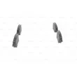 Jeu de 4 plaquettes de frein avant BOSCH 0 986 494 856 - Visuel 2