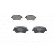 Jeu de 4 plaquettes de frein avant BOSCH 0 986 494 856 - Visuel 3