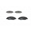 Jeu de 4 plaquettes de frein avant BOSCH 0 986 494 867 - Visuel 1