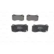 Jeu de 4 plaquettes de frein avant BOSCH 0 986 494 870 - Visuel 3