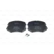 Jeu de 4 plaquettes de frein avant BOSCH 0 986 494 879 - Visuel 1