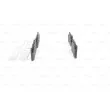 Jeu de 4 plaquettes de frein avant BOSCH 0 986 494 880 - Visuel 2