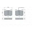 Jeu de 4 plaquettes de frein avant BOSCH 0 986 494 938 - Visuel 1