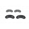 Jeu de 4 plaquettes de frein avant BOSCH 0 986 494 942 - Visuel 3