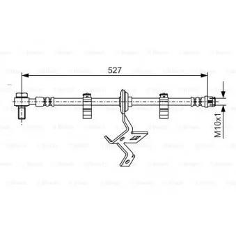 Flexible de frein BOSCH 1 987 476 041