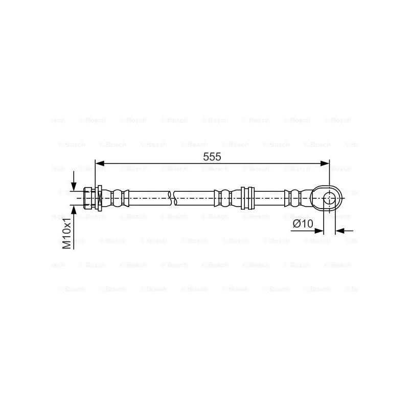 Flexible de frein BOSCH 1 987 481 087