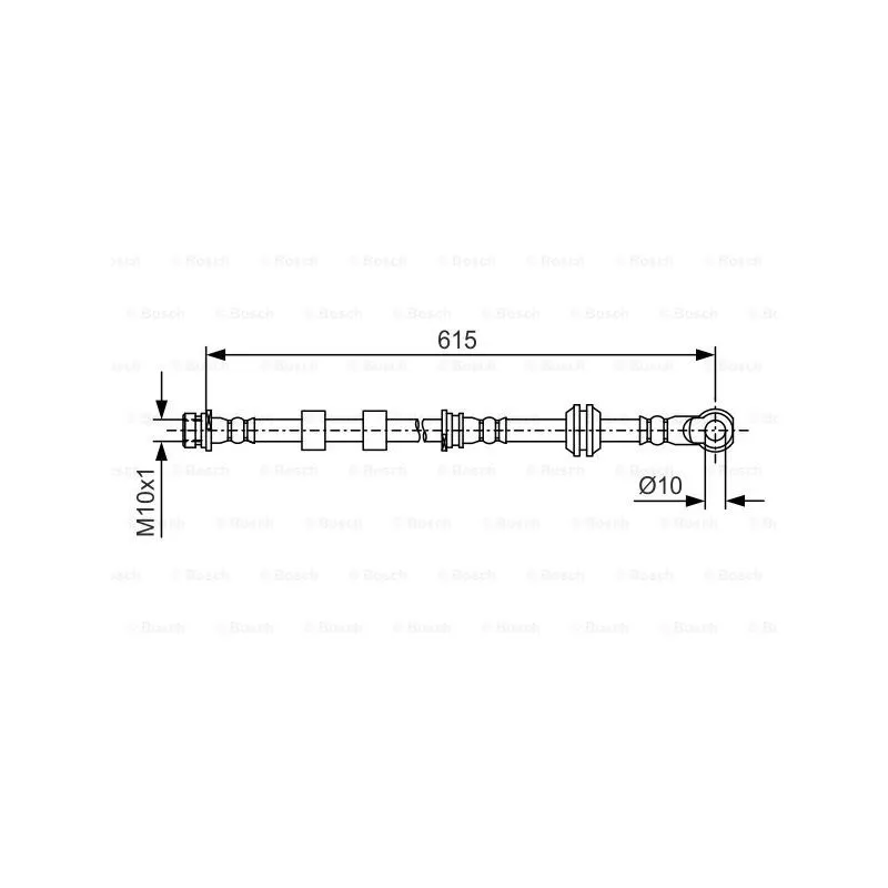 Flexible de frein BOSCH 1 987 481 088