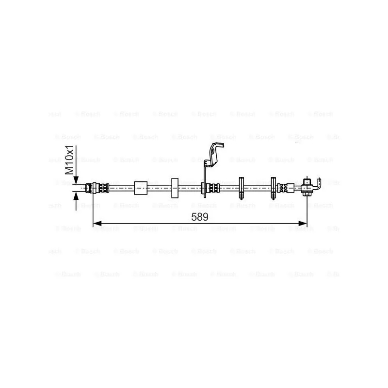 Flexible de frein BOSCH 1 987 481 102