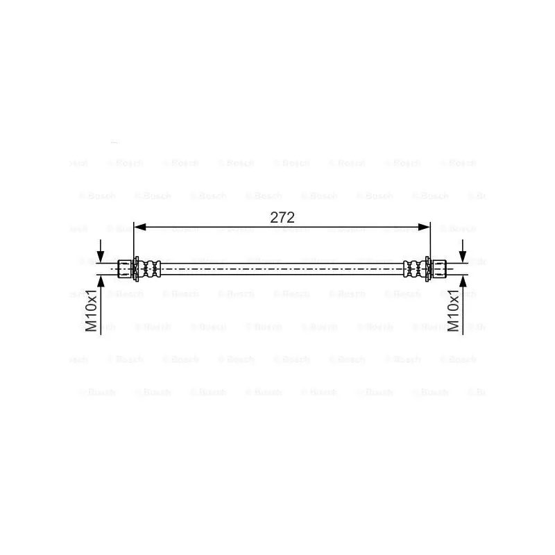 Flexible de frein BOSCH 1 987 481 192