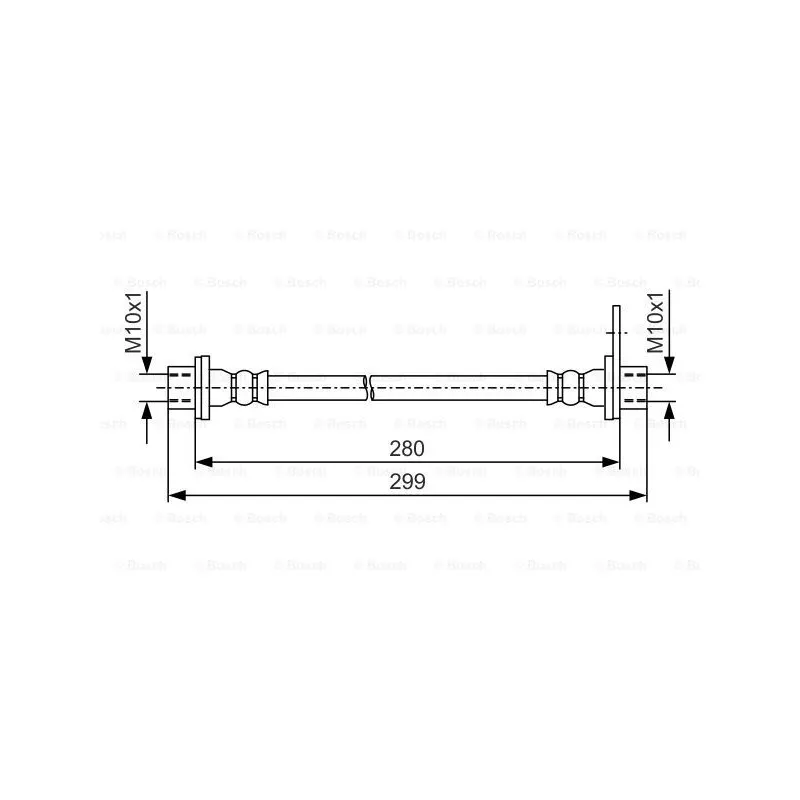 Flexible de frein BOSCH 1 987 481 440