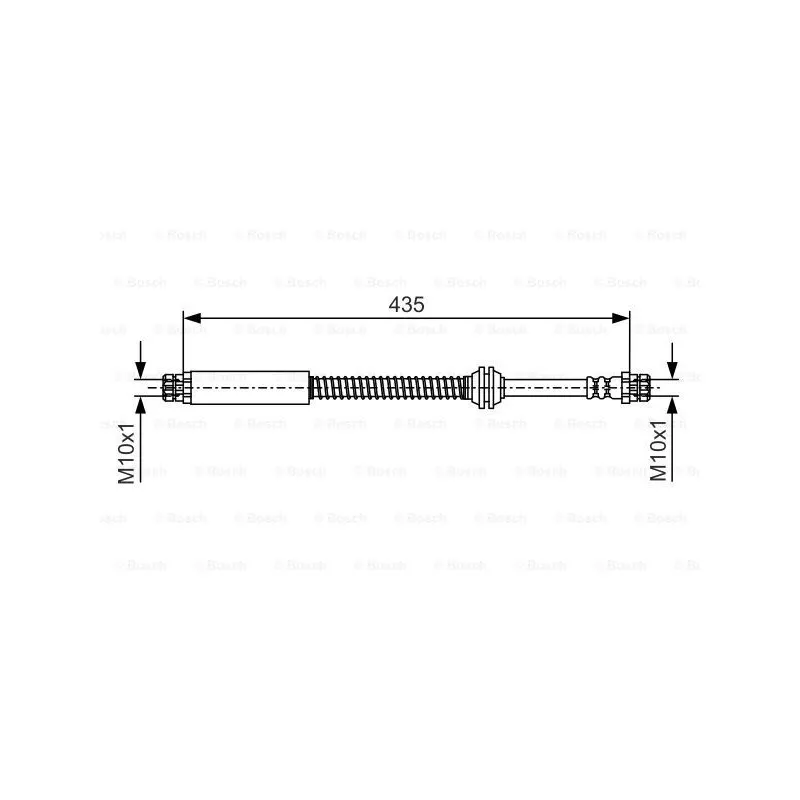 Flexible de frein BOSCH 1 987 481 459