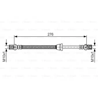 Flexible de frein BOSCH 1 987 481 660