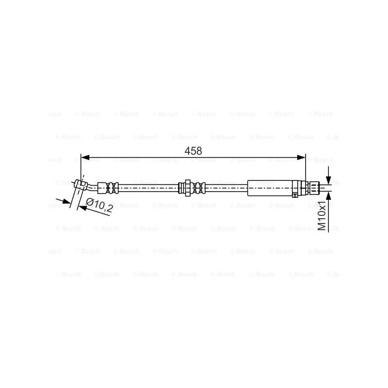 Flexible de frein BOSCH 1 987 481 661