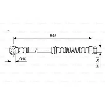 Flexible de frein BOSCH 1 987 481 724