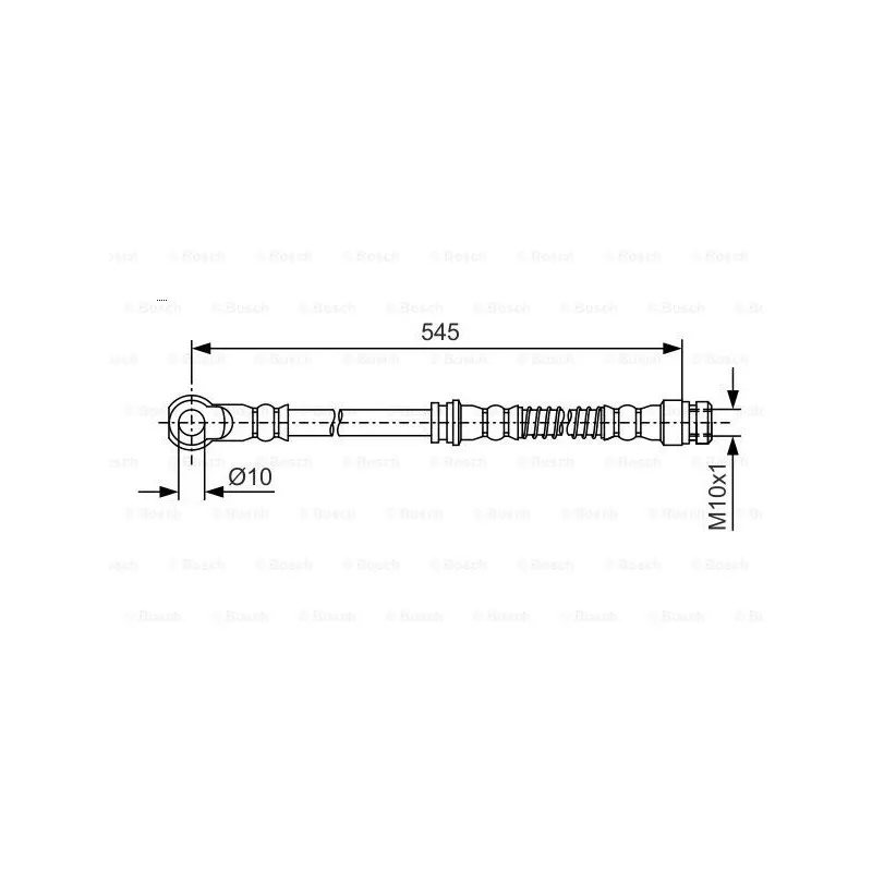 Flexible de frein BOSCH 1 987 481 724