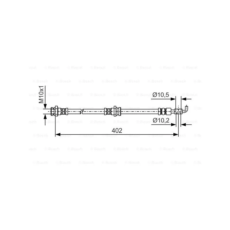 Flexible de frein BOSCH 1 987 481 A46