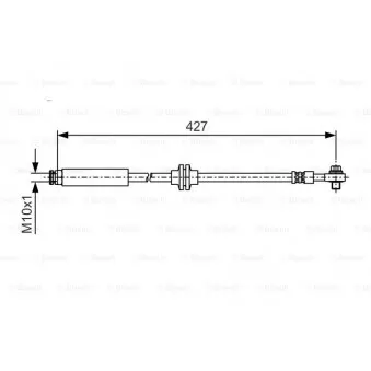 Flexible de frein BOSCH 1 987 481 A47