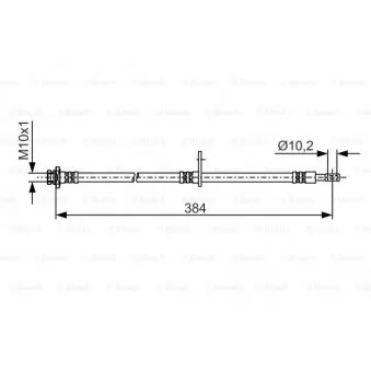Flexible de frein BOSCH 1 987 481 A54