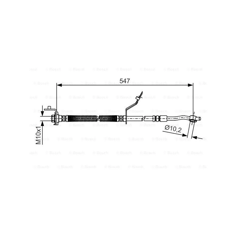 Flexible de frein BOSCH 1 987 481 A55
