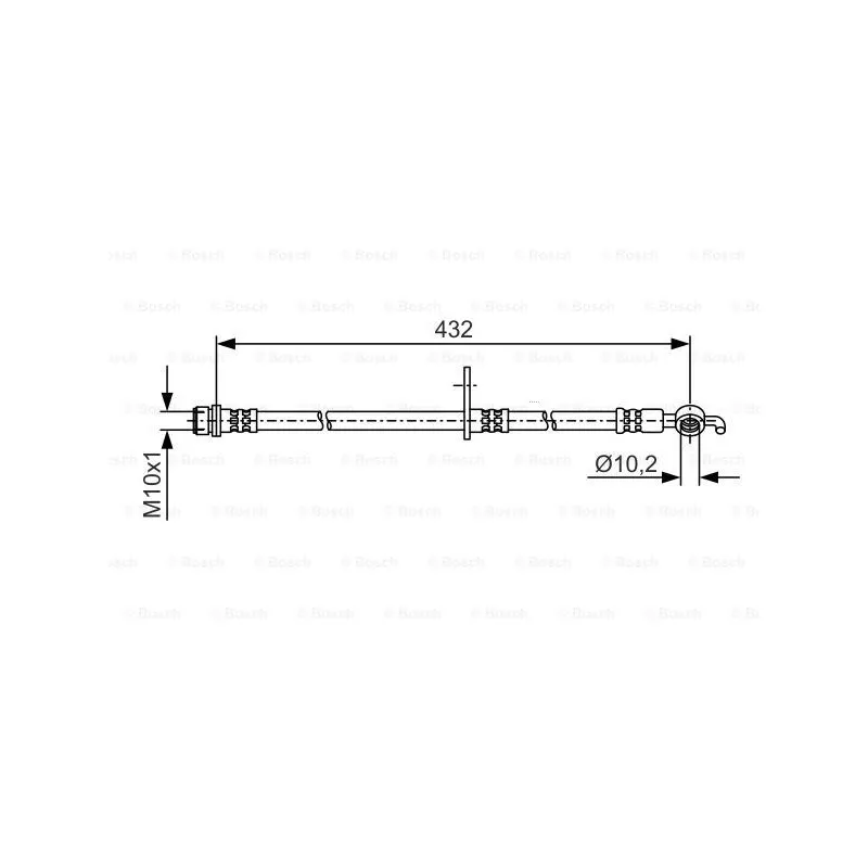 Flexible de frein BOSCH 1 987 481 A58