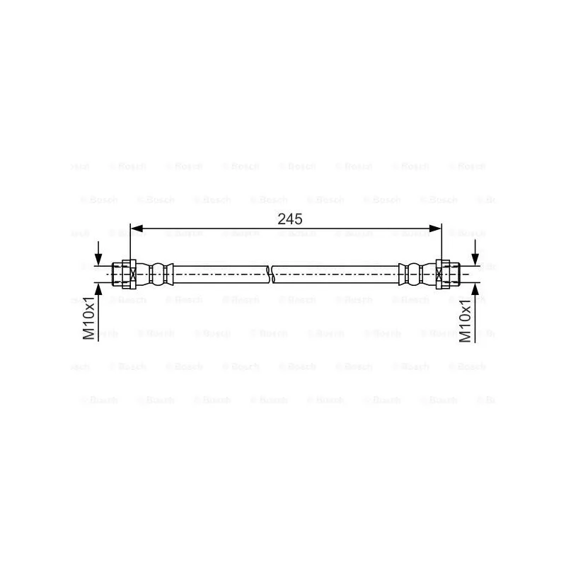 Flexible de frein BOSCH 1 987 481 A61